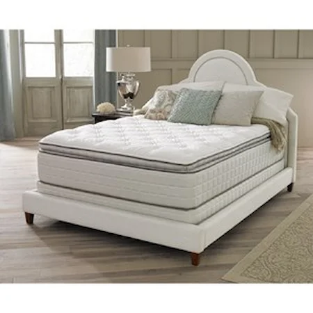 Queen 15" Euro Top Mattress and 9" Wood Foundation